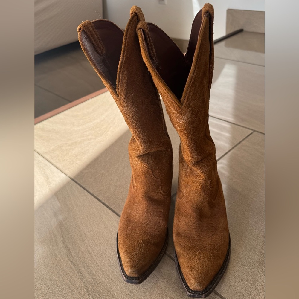 Tecovas Brown Heeled Boots - Picture 11 of 14